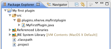 Icy4Eclipse : my first plugin - java perspective